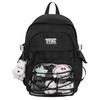 School bag 2025 new niche design fashion versatile backpack large capacity leisure sports style school bag travel shoulder bag