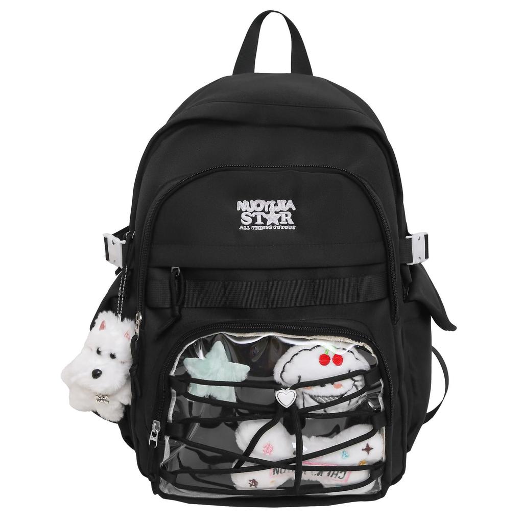 School bag 2025 new niche design fashion versatile backpack large capacity leisure sports style school bag travel shoulder bag