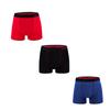 BONITOS 3ks sexy pánské kalhotky ventilační boxerky pro pánské spodky Bavlněné pánské spodní prádlo Značka