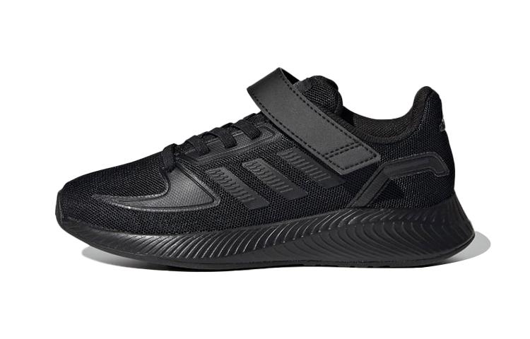 

Adidas Neo Runfalcon 2.0 Breathable Abrasion Resistant Breathable And Wear resistant Low top Kids Running Shoes Black FZ0114 28