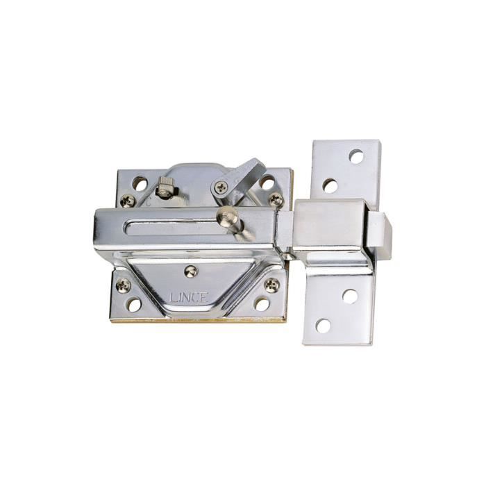 Lås/Sperre - LINCE - 2940 - Jernkromfinish - Sikkerhetsnivå 6 - 3 nøkler inkludert