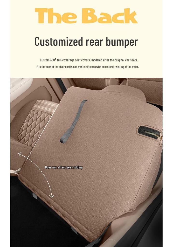 Wuling MINIEV 4-Door All-Season Burlap Car Seat Cover