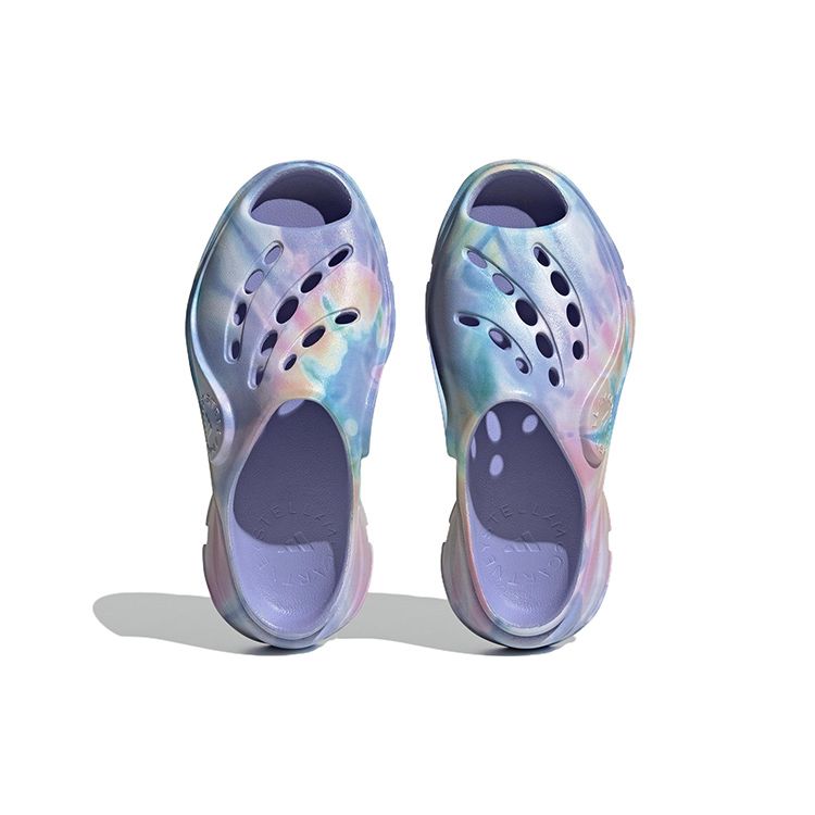 Stella McCartney X Adidas SMC Thick Sole Versatile Non-Slip Slide Sandals Women Sandals Purple Pink HP6713