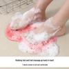 Free Shipping: Silicone Foot Scrubbing Pad & Back Scrubber - Lazy Person's Exfoliating Massage Towel for Bathing