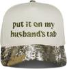 Put It On My Husband'S Tab Funny Trucker Hats Women Vintage Adjustable Baseball Cap Embroidery Fashion Trucker Hat