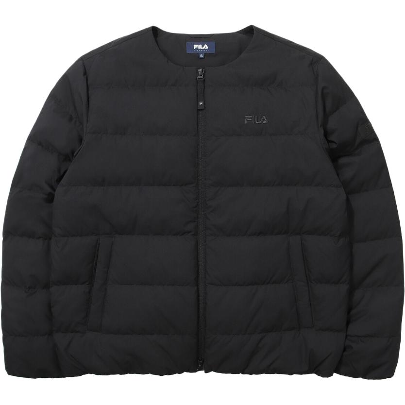 FILA Down Jackets Unisex Black Crew Neck Thickened Other FS2DJG4101U-BLK 100(L)