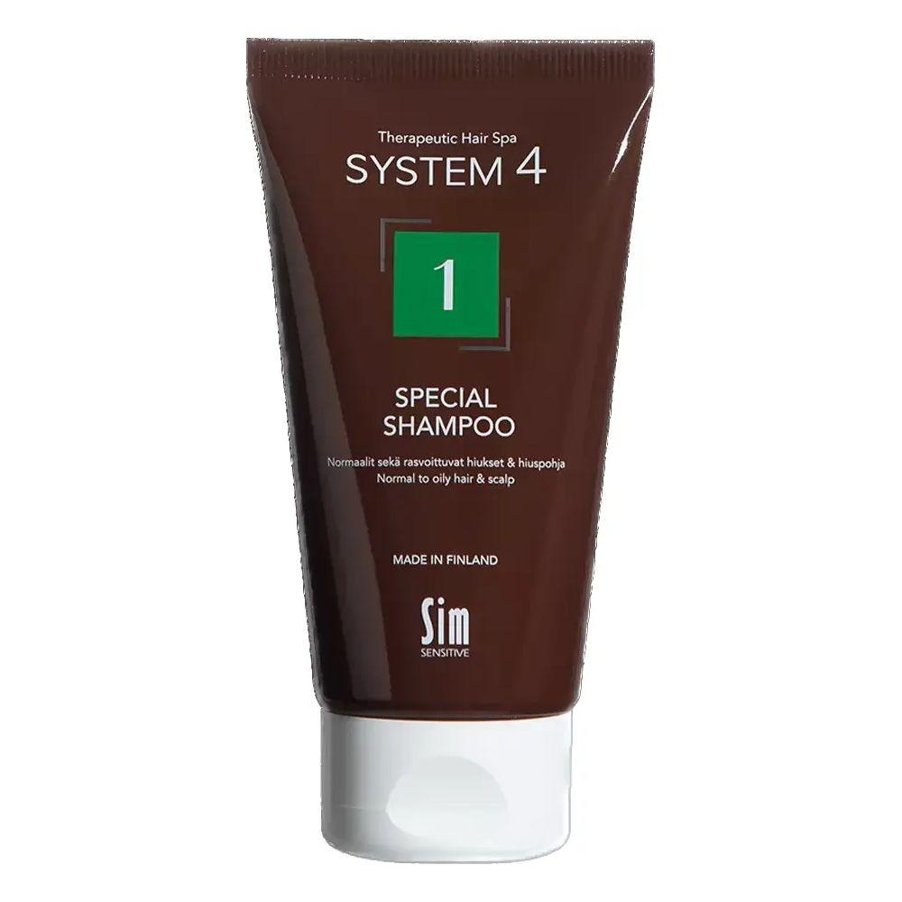 

Шампунь №1 для нормальної шкіри голови та схильної до жирності System 4 №1 Special Shampoo Sim Sensitive 75 мл