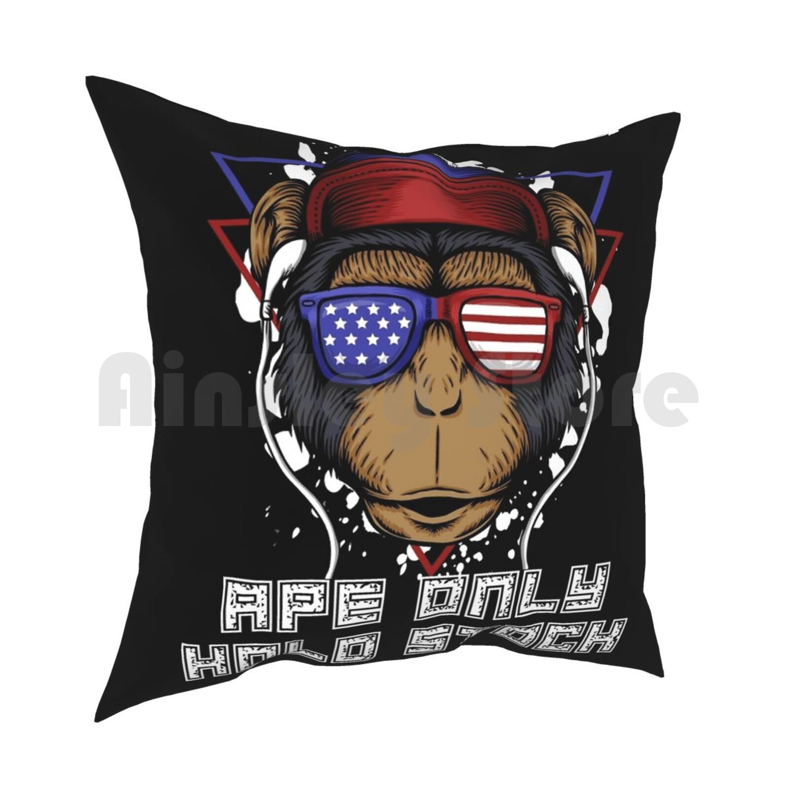 Ape Only Hold Stock Pillow Case Printed Home Soft DIY Pillow Cover Ape Onlya Hold Stocks Ape Only Hold Stock Analysis Ape 30x30cm 12x12in