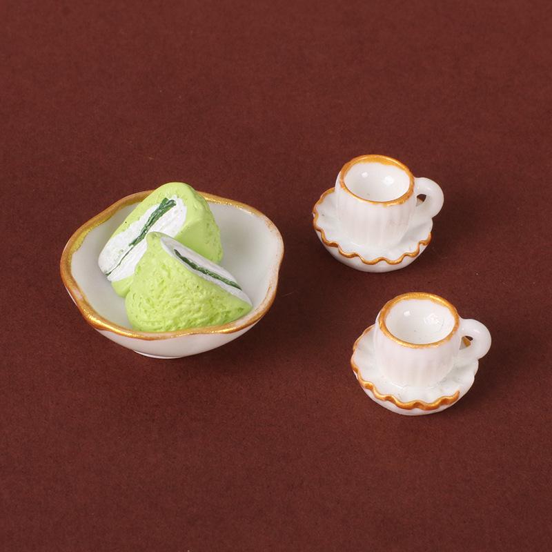 Japanese Miniature Food Toys: Bread, Cake, Coffee, and Snacks for Dollhouse Decor
