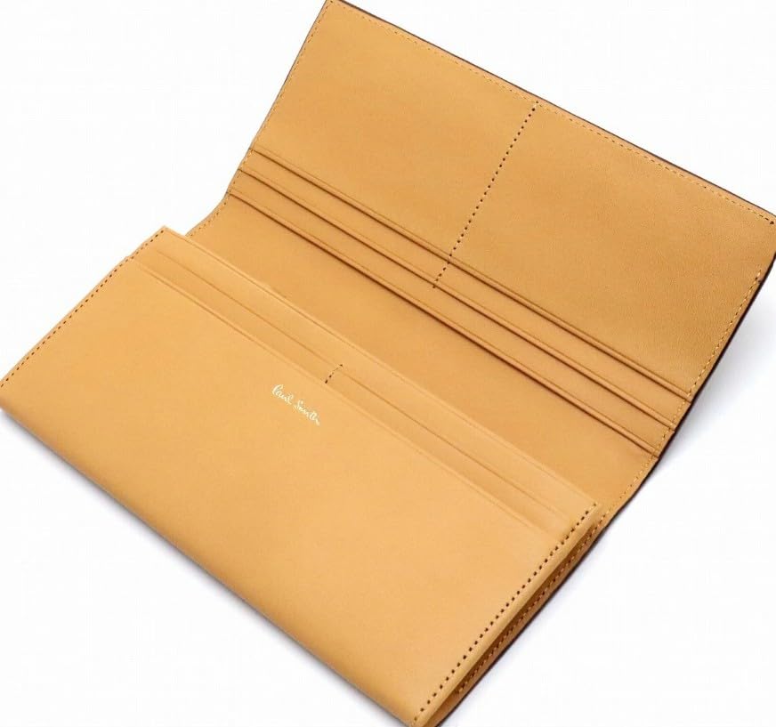 Paul Smith Tab Leather Long Wallet in Wine Men's Multi-Stripe