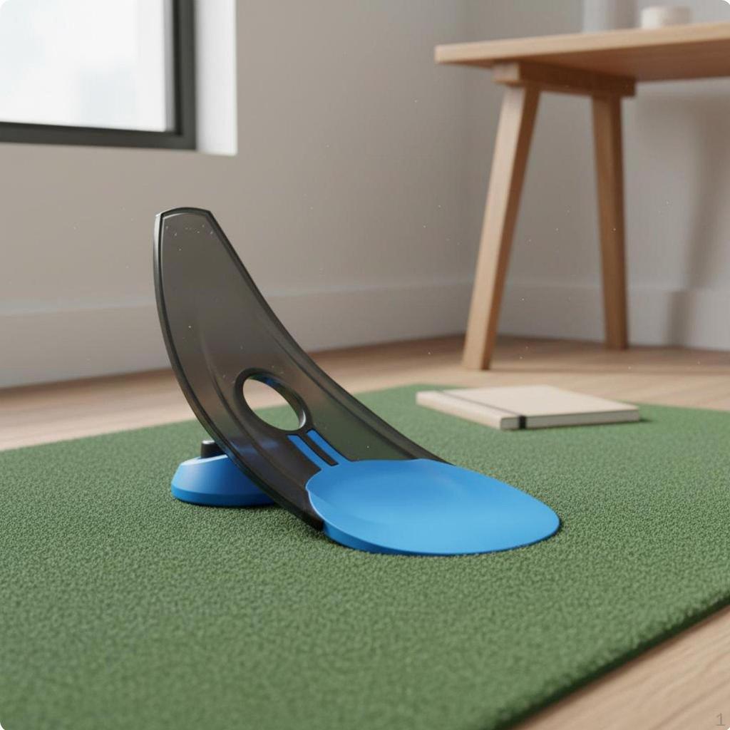 Automatic Ball Return Putting Indoor/Outdoor Use Foldable Practice Aid Portable Pressure
