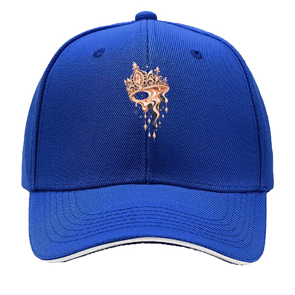 Royal Melt Emblem Luxe Graphic Sandwich Baseball Cap Sun Cap Outdoor Workouts Hat
