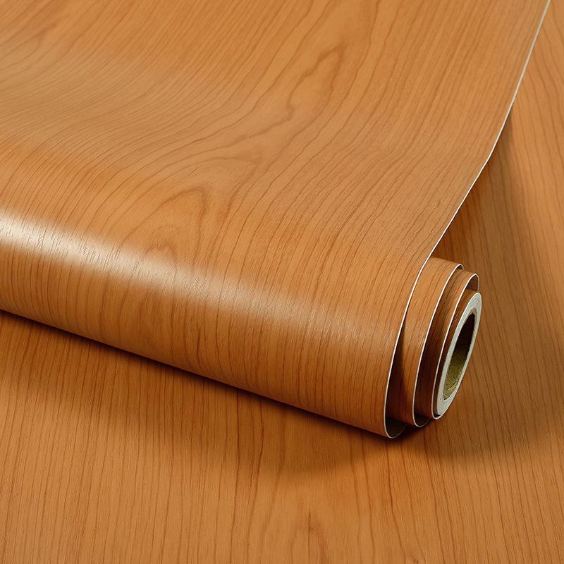 

Водостойкие самоклеящиеся обои с имитацией древесной текстуры для ремонта мебели и декора 45cm×1 rice вишня/красный