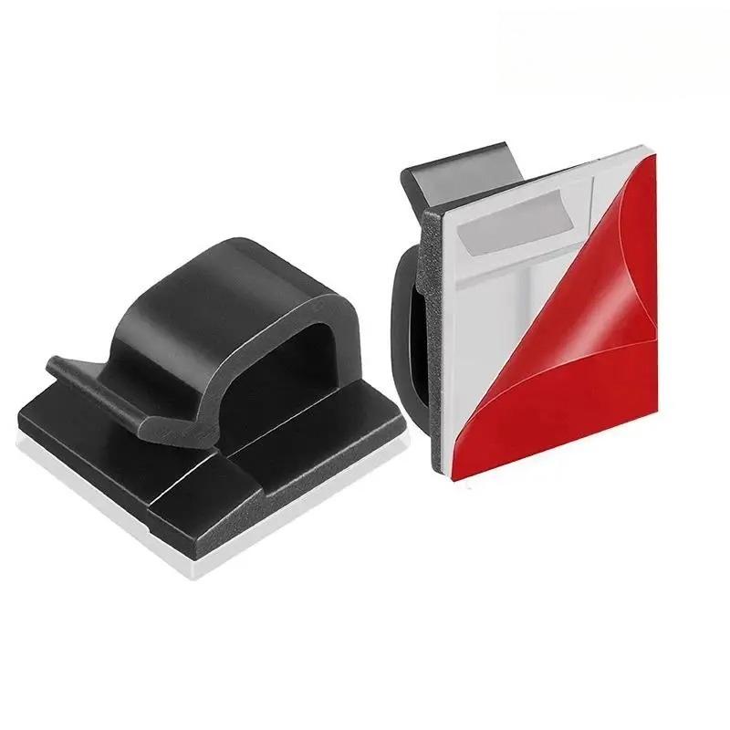 50/20/10PCS USB Cable Clips Adhesive Cable Organizer Sticky Wire Clip Cord Organizer Wires Management Holder For Office Home Charging Cable