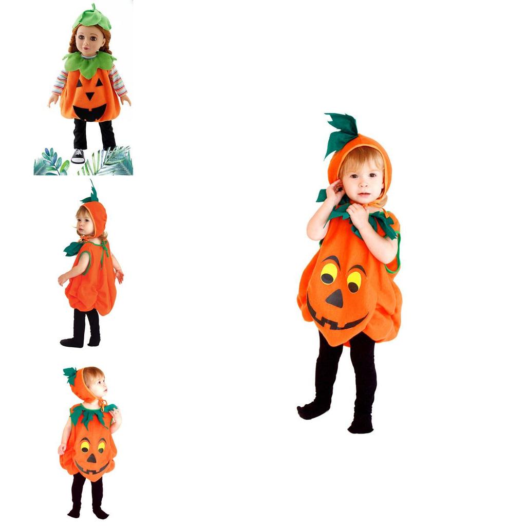 Cozy Comfortable Halloween Pumpkin Suit For Toddlers Children