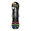 PILOT Dr.Grip CL Play Border Mechanical Pencil, 0.5mm, Black X Lavender (HDGCL50RPBLA) - Shake To Advance Lead, Interchangeable Ring Grip,