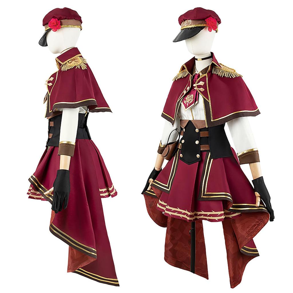 [Milky Time] Nijisanji Rosemira Block Cosplay Halloween VTuber Rose