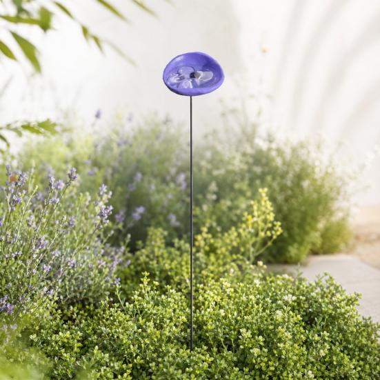 Garden Pollinator Cup Bee Drinking Cup Bee Watering Station with Stake Pollinator Water Feeder for Bees Butterflies Hummingbirds Outdoor Backyard