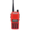 Baofeng UV-82 Telsiz UHF 400-520MHz VHF 136-174MHz 5W Çift Bant Çift PTT Anahtarlı FM Taşınabilir İki Yönlü Radyo Kulaklıklı