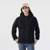 Thick Fleece Hooded Jacket Men Women Winter Warm Outdoor Sportswear Soft Brushed Polar Inner Layer