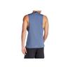 Adidas Heat.Rdy Logo Loose Moisture-Wicking Round Neck Sleeveless Tank Top Men Tops Blue IS3713