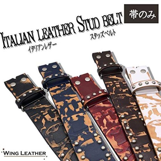 WING LEATHER Curea Italiană Autentică Culoare Închisă Curea Autentică Maro Închis, Piele, Pentru Bărbați, Piele, Doar, De Înlocuire, Negru, Maro, Alb, Bleumarin, Roșu, Piele,