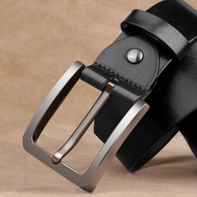 Men's Belt 3.8 Wide-pin Buckle Belt Belt