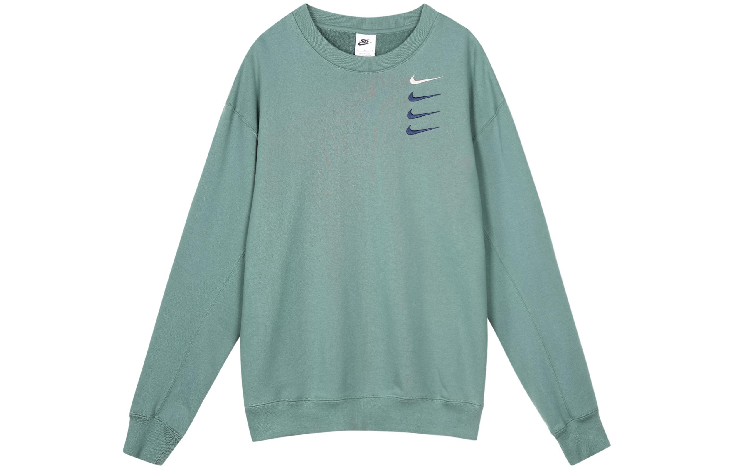 Nike Sweatshirts Men s Gait Leaf Green Crew Neck Moderate Other DB9408-387 L