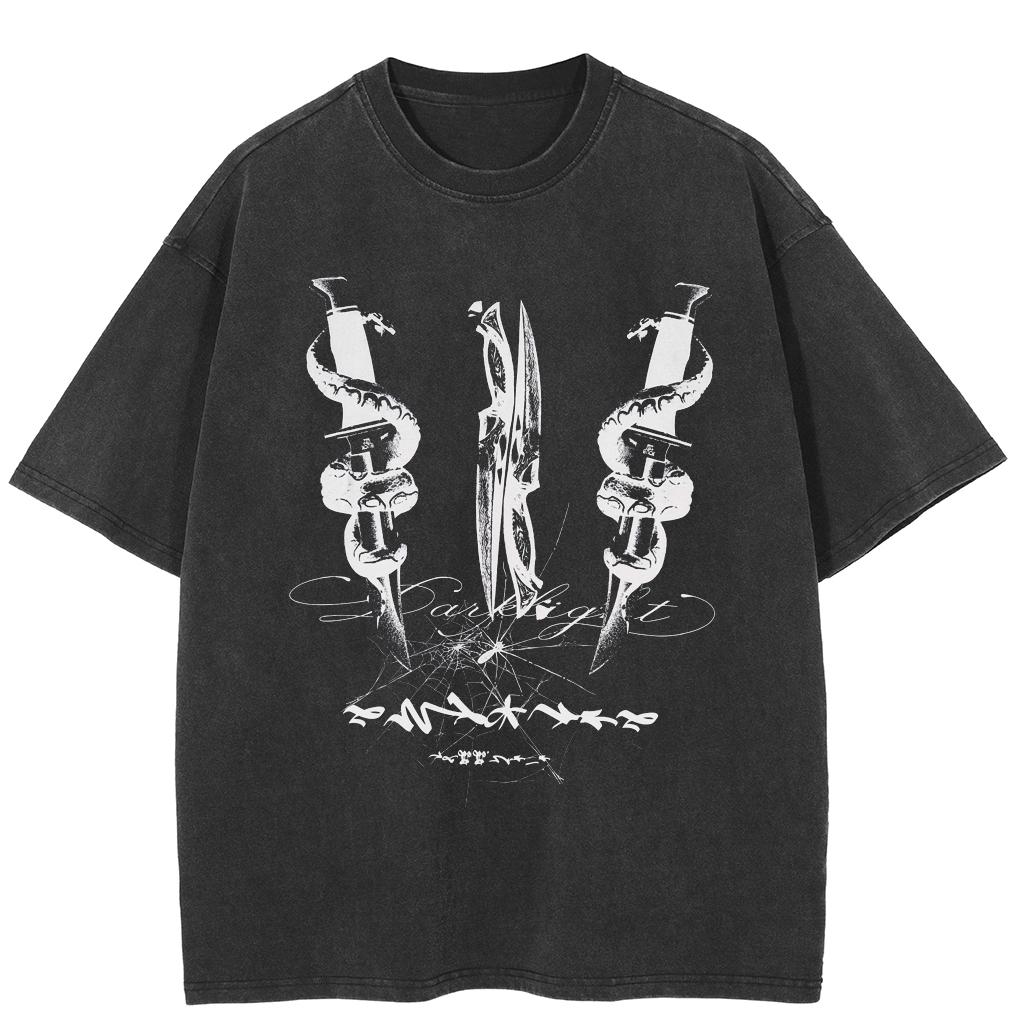 Streetwear Morsom Grafisk T-skjorte Bomulls-t-skjorte Unisex Topper Tees Sommer Kortermet T-skjorte