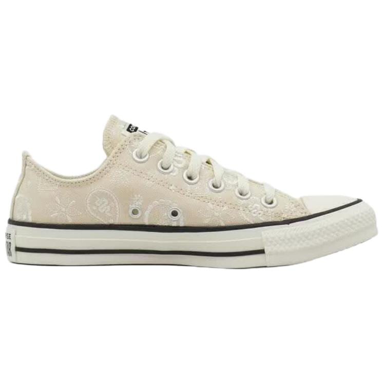 Converse Chuck Taylor SEASONAL Canvas Shoes Unisex Low Top Ecru A19185C