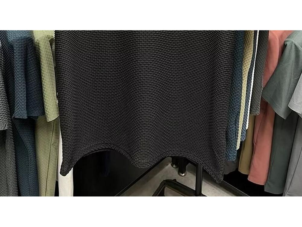 2024 Men's Ice Silk Breathable Mesh Short-Sleeved T-Shirt – Ultra-Thin, Round Neck Summer Wear