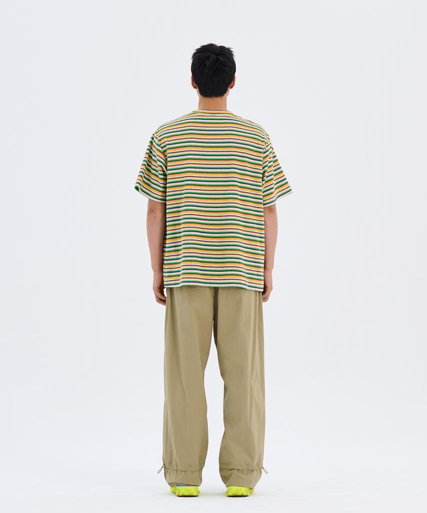 Nontaib Nylon Ankle String Easy Pants (Beige)