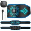 AQielev EMS Abdominal Muscle Strengthening Belt Optimal Abdominal Strengthening Solution with Calorie Burn 10 Modes X 30 14 3D Conductive Fabric No