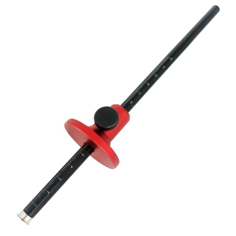 Wheel Marking Gauge Woodworking Scriber Wood Marking Tools With Inch/ Mm Scale Parallel Line Drawing Mortise Measuring