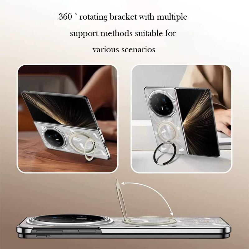 Magnetic Case For Honor Magic V5 Bracket Back Cover Case for HONOR MAGIC V5