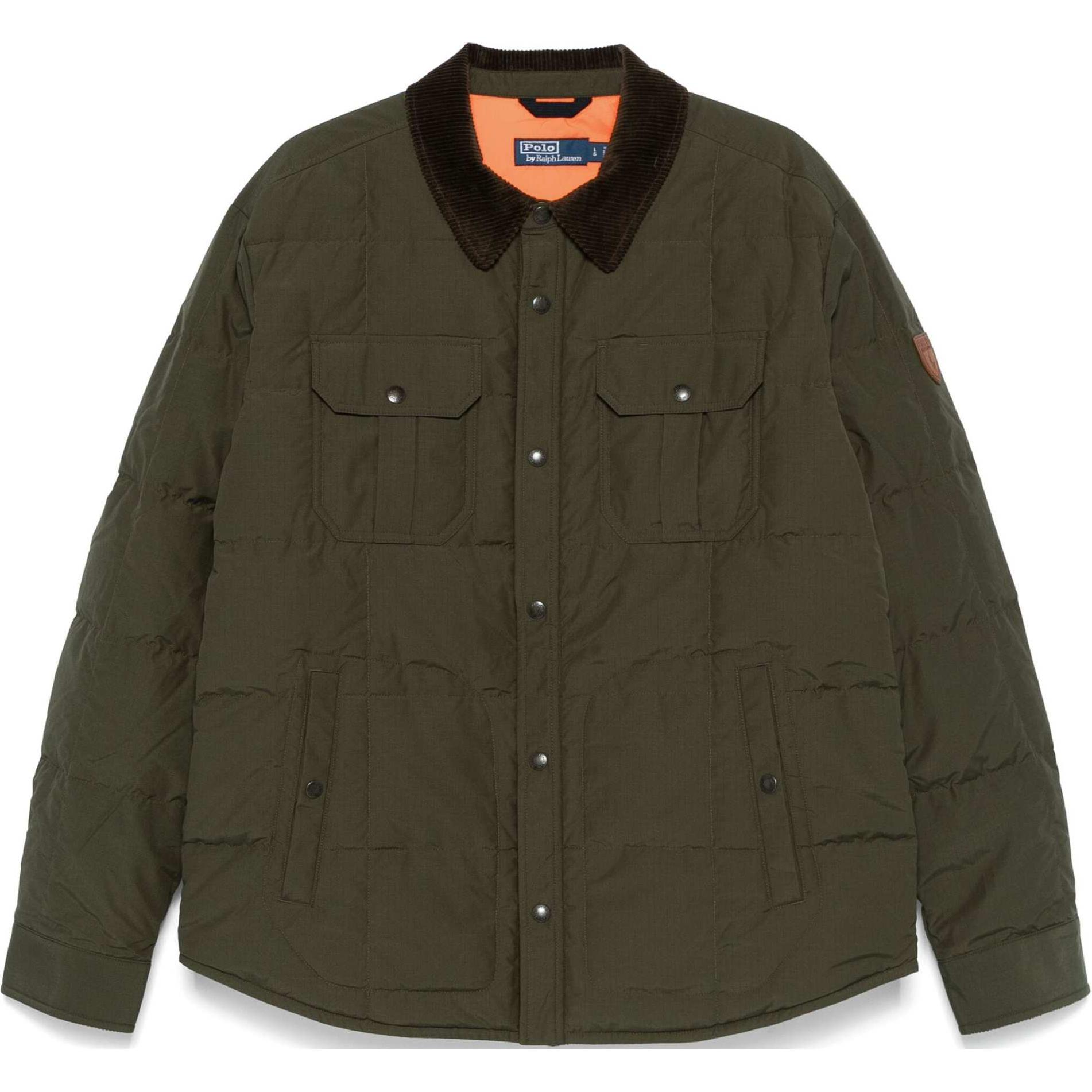 

Polo Ralph Lauren Однотонная однобортная водонепроницаемая куртка с длинными рукавами и пуховым наполнителем, мужская верхняя одежда, темно-зеленая 710939330-001 M