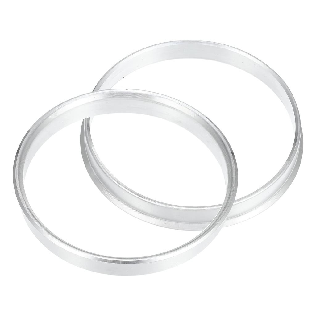 uxcell HUB CENTRIC RI NG Aluminum Hub Ring, Silver Tone, 4 Pieces, 2.8 - 2.6 inches (70.6 - 66.9 mm)