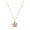 Dopamine Plum Blossom Necklace: Elegant 2025 Women's Clavicle Chain