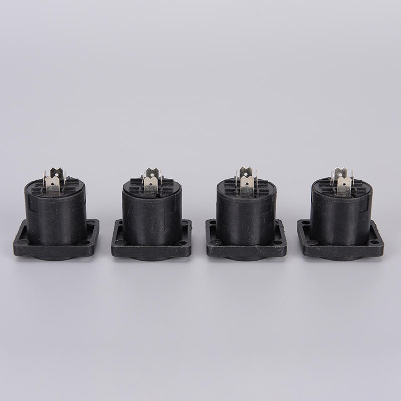 10X Speakon 4 Pin Female Jack Compatible Audio Cable Panel Socket Connector  Sale