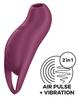 Pocket Pro 1 Raspberry Clitoris Stimulator - Satisfyer - Suction Stimulators