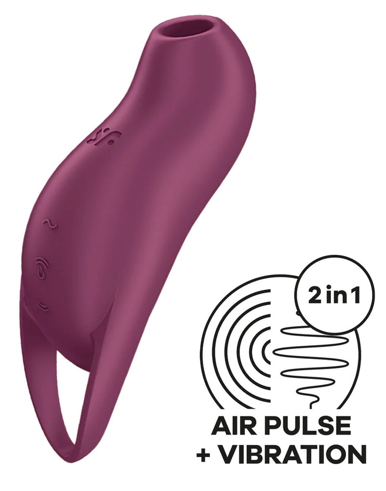Stimulateur de Clitoris Pocket Pro 1 Framboise - Satisfyer - Stimulateurs à Aspiration