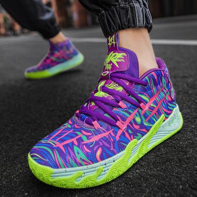 New Spring and Autumn Basketball Shoes Men's High-top Running Sneakers Student Outdoor Actual Combat Sneakers