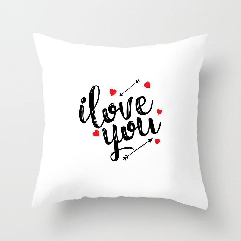 Home Furnishings Simple Golden Sofa Pillow Cover Digitally Printed Car Cushion Cover