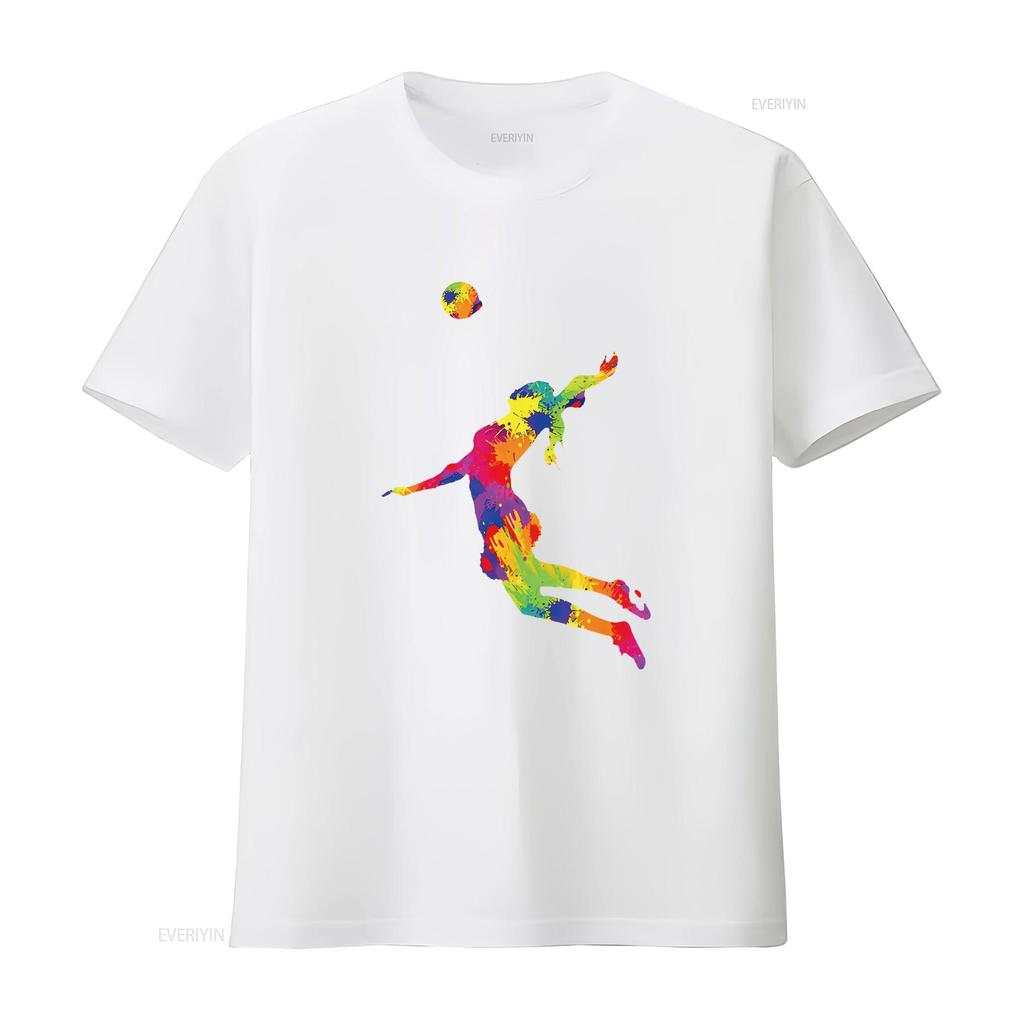 Womens Volleyball Girl Women Youth T Shirt vintage Washed Top For Everyday Wear designer clothes Casual Stylish graphic fashion