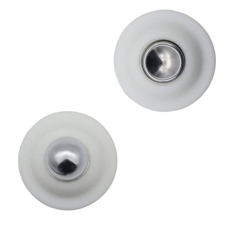 

2x Adjustable Silicone Magnetic Door Stops With Impact Resistance And Secure Hold For Motorhome Cabinets And Entry Doors білий