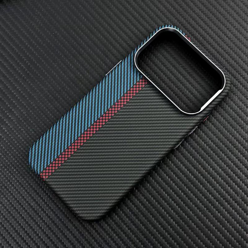 Luxury Premium Carbon Fiber Pattern Phone Case For IPhone 17 Pro Max 16 Pro 15 14 for MagSafe Magnetic Charging Shockproof Cover