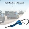 Adjustable Strap Wrench Not Slip Grip Oil Filter Removal Tool Multipurpose Rubber Belt Wrench Simple Use for Plumbing