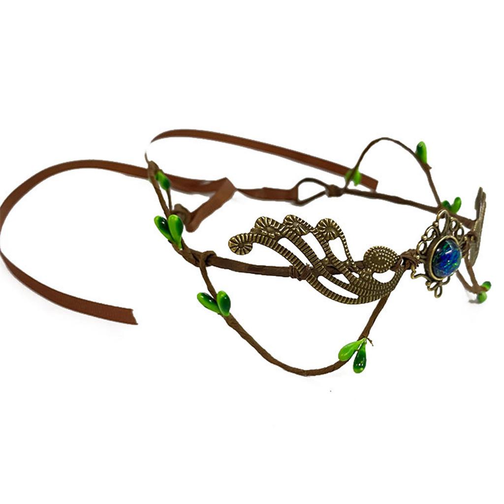 Silver Antler Crown With Crystals Adjustable Woodlands Circlet For Renaissances Festival Halloween Costume Photography