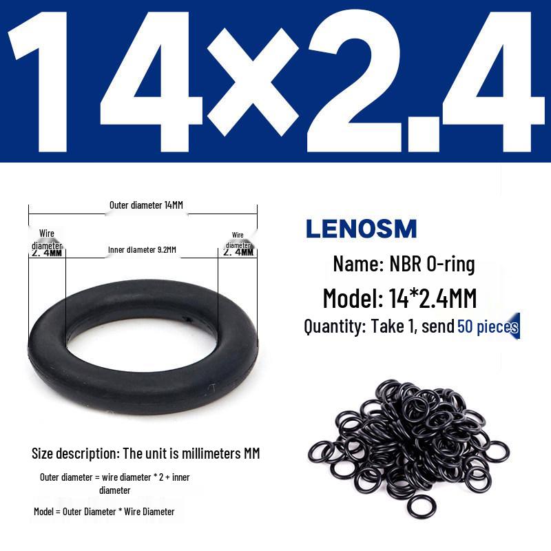 High-Pressure NBR Nitrile Rubber O-Ring Seal - Wear & Oil Resistant