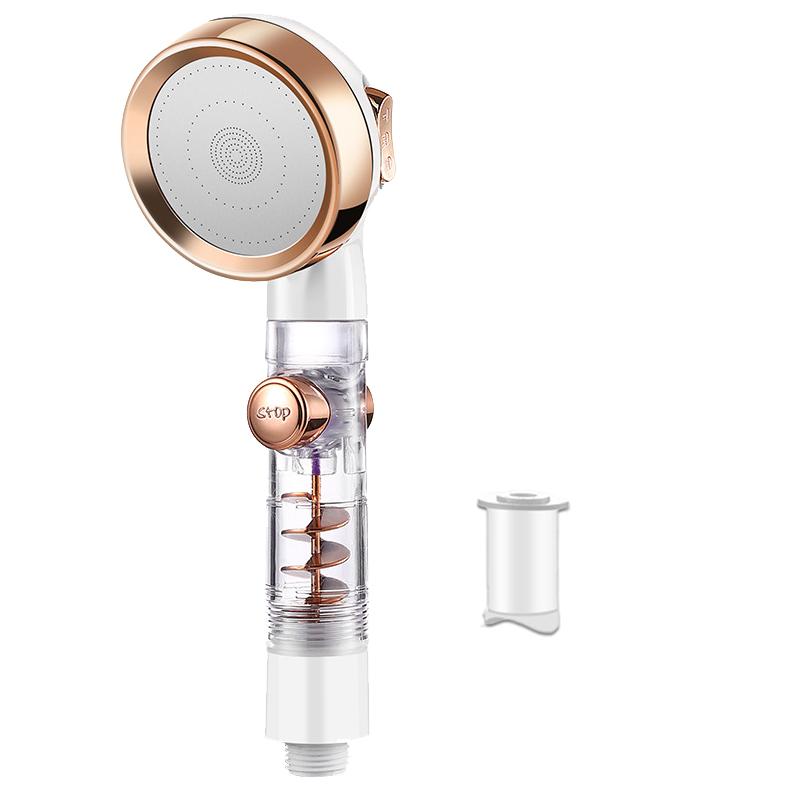VILOYI Turbocharged Shower Head 3 Modes High Pressure Water Saving Adjustable Handheld Showerhead Massage Filter Rainfall Nozzle